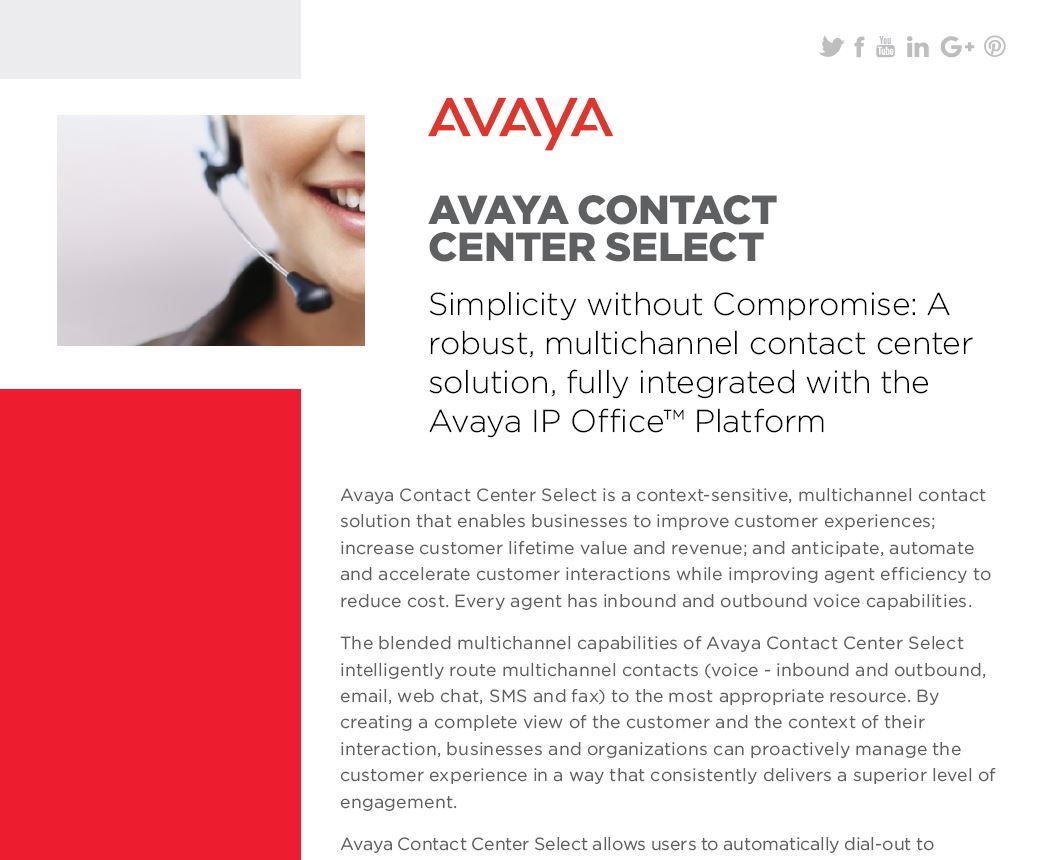 Our Avaya 'Experience is Everything' ebook