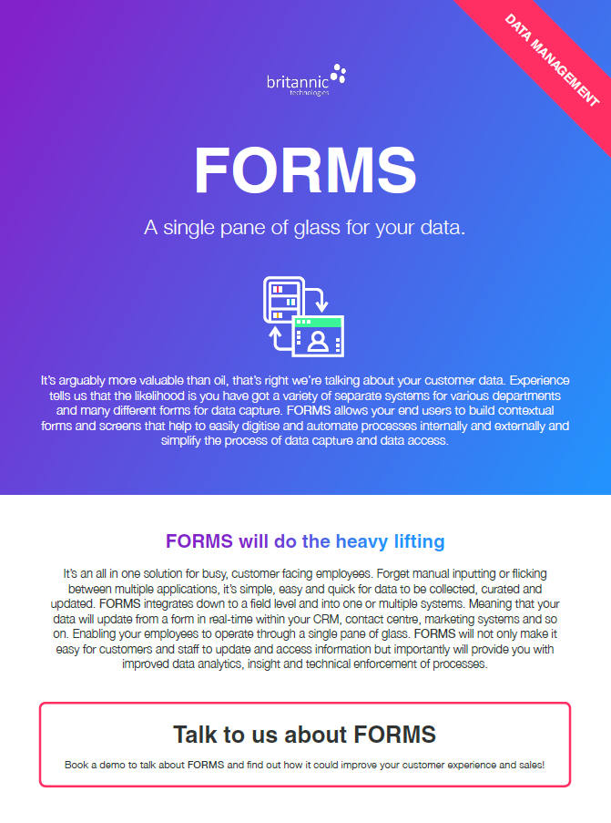 FORMS product description