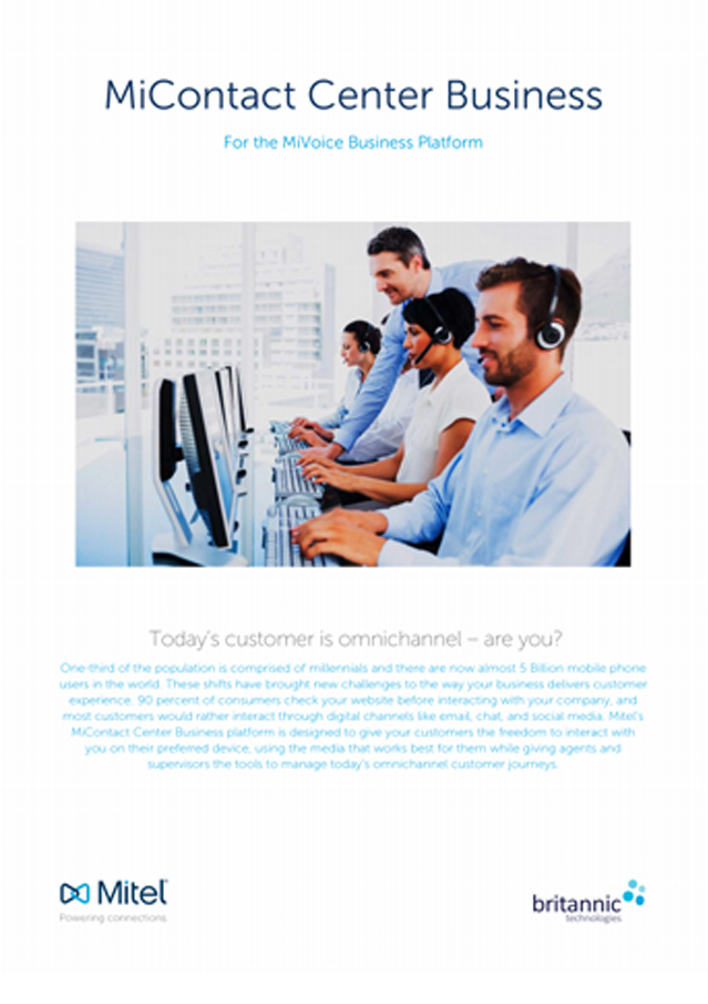 Mitel MiContact Centre Business