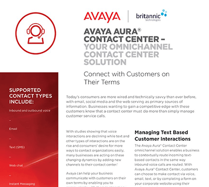 Avaya Aura Contact Centre Solution White Paper