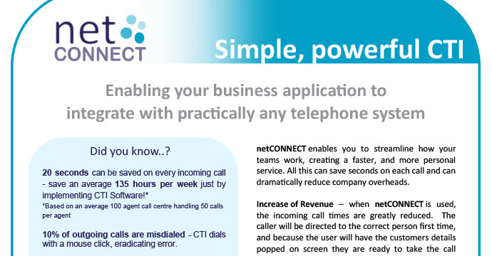 netCONNECT CTI