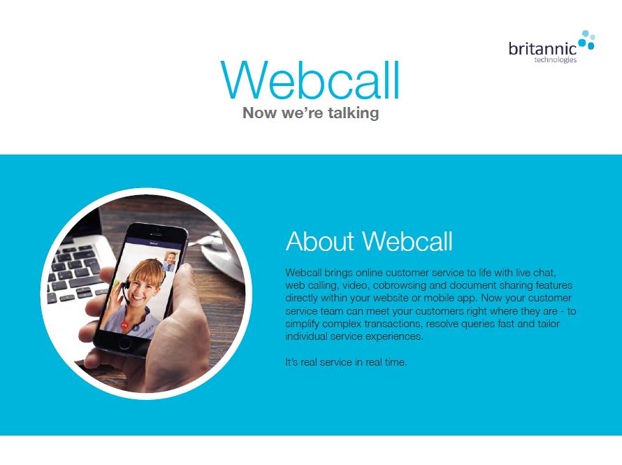 Download the Webcall Product Sheet