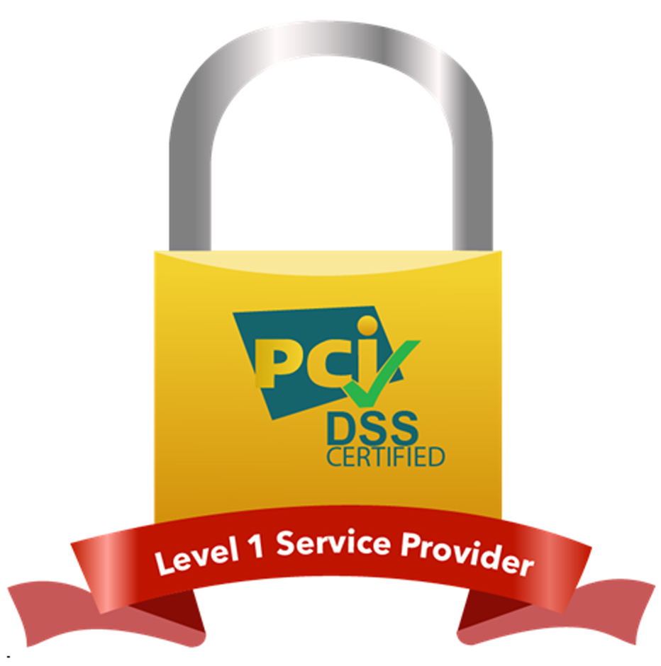 PCI DSS level 1 service provider logo