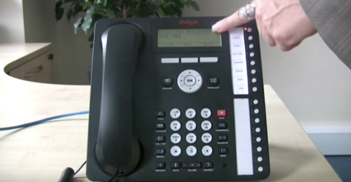 Add, use & change contacts - Avaya IP Office 1616 series telephone