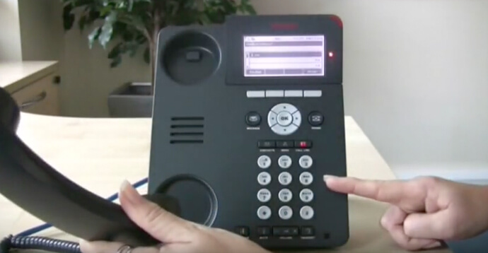 Make a call - Avaya IP Office 96 series telephone