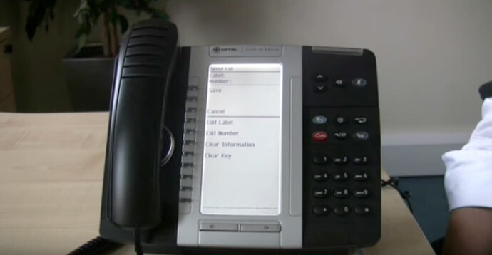 Programmable keys - Mitel 5330 IP telephone
