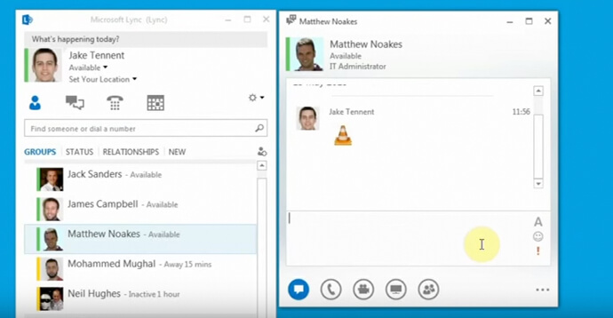 Skype for Business: Send and Receive a file